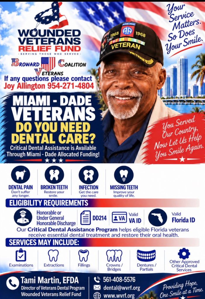 Free Dental Care for Miami-Dade Veterans